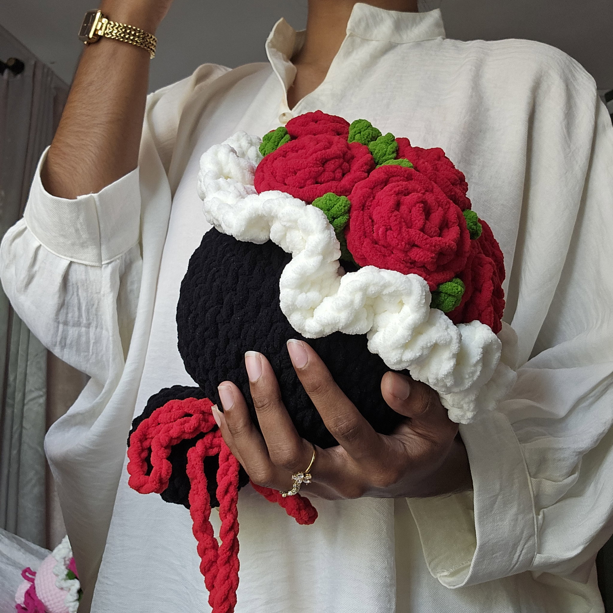 Crimson Noir Chunky bouquet _2