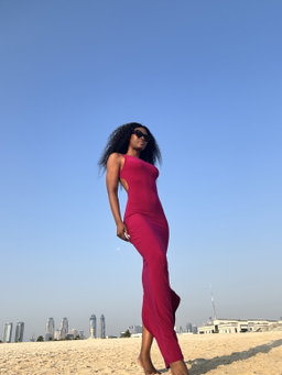 Natalie Backless Dress 