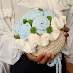 Baby Blue Rose Chunky bouquet