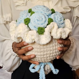 Baby Blue Rose Chunky bouquet