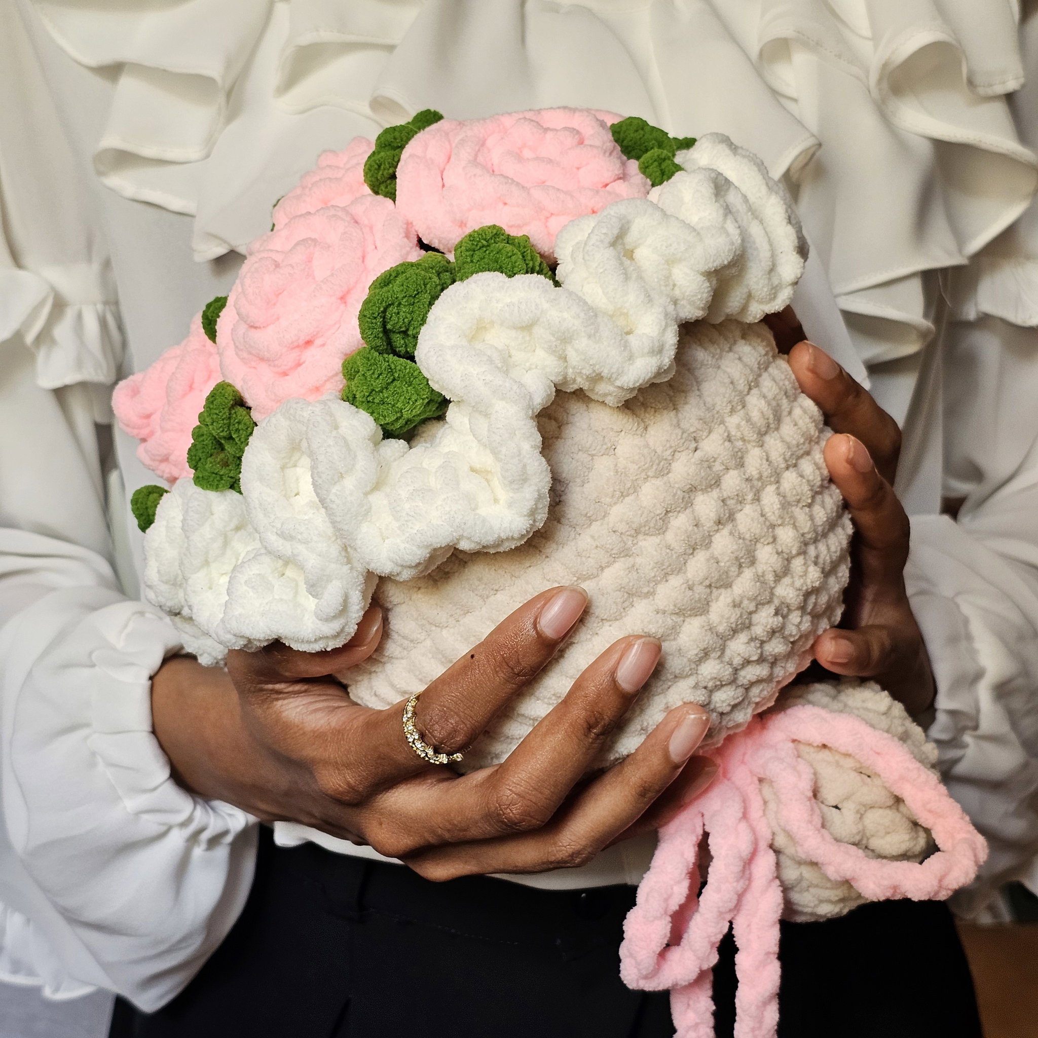 Soft Rose Chunky bouquet _0