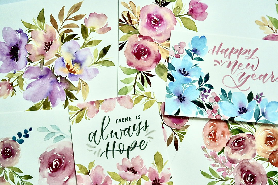 Loose Floral & Calligraphy Class
