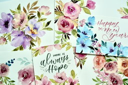 Loose Floral & Calligraphy Class