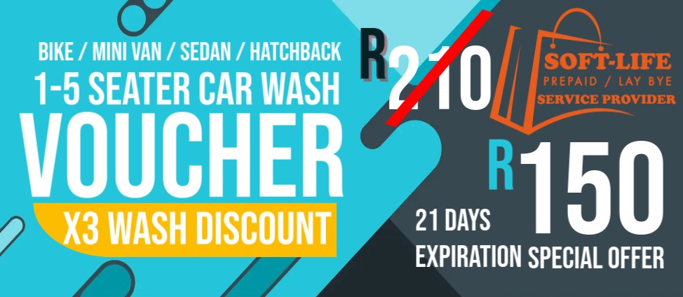 Car Wash Discount Voucher (1-5  Seater) Bike / Utility Van / Sedan / Hatchback_0