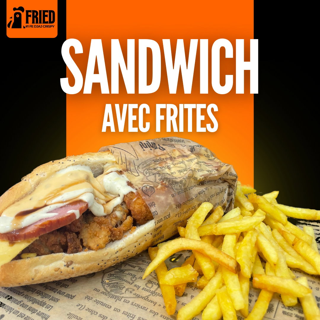 SANDWICH AVEC FRITES _0