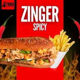 SPICY ZINGER AVEC FRITES 