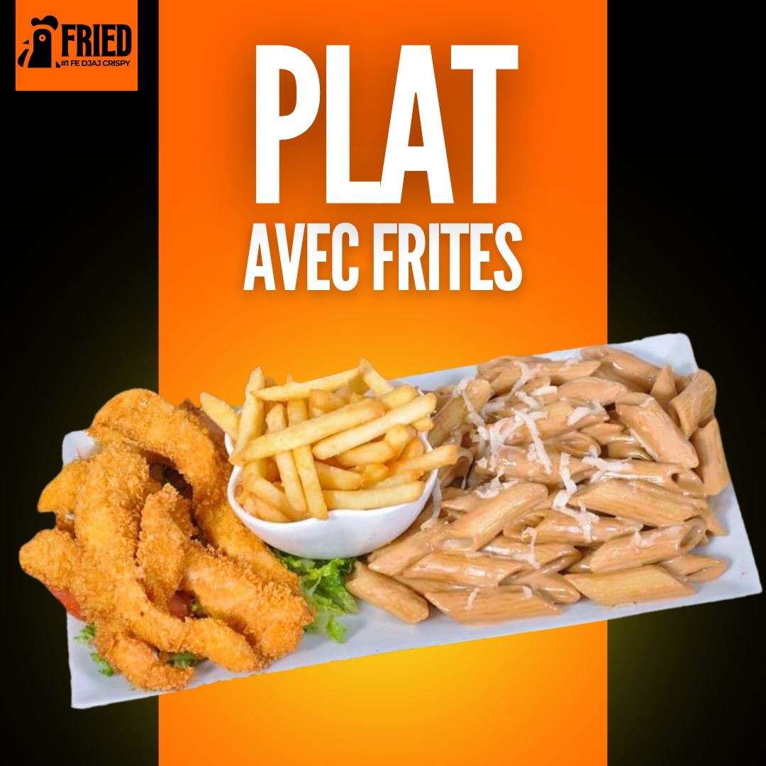 PLAT CHICKEN AVEC FRITES _0