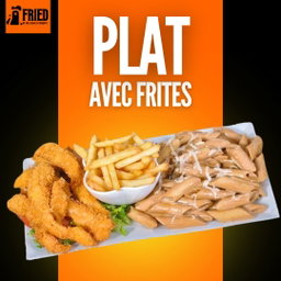 PLAT CHICKEN AVEC FRITES 
