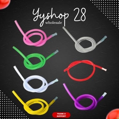 11inch 5*7mm Silicone Tube + Soft Filter Random