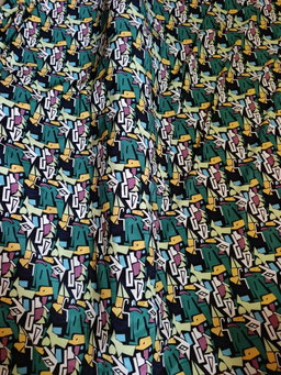 Tissu crêpes pour robes de femmes 4 yards
