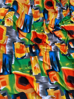 Tissu crêpes pour robes de femmes 4 yards