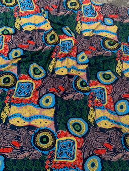 Tissu crêpes pour robes de femmes 4 yards