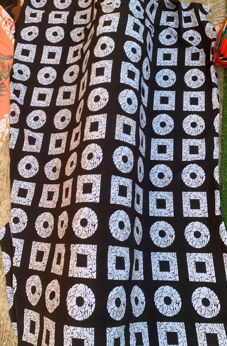 Tissu crêpes pour robes de femmes 4 yards_10