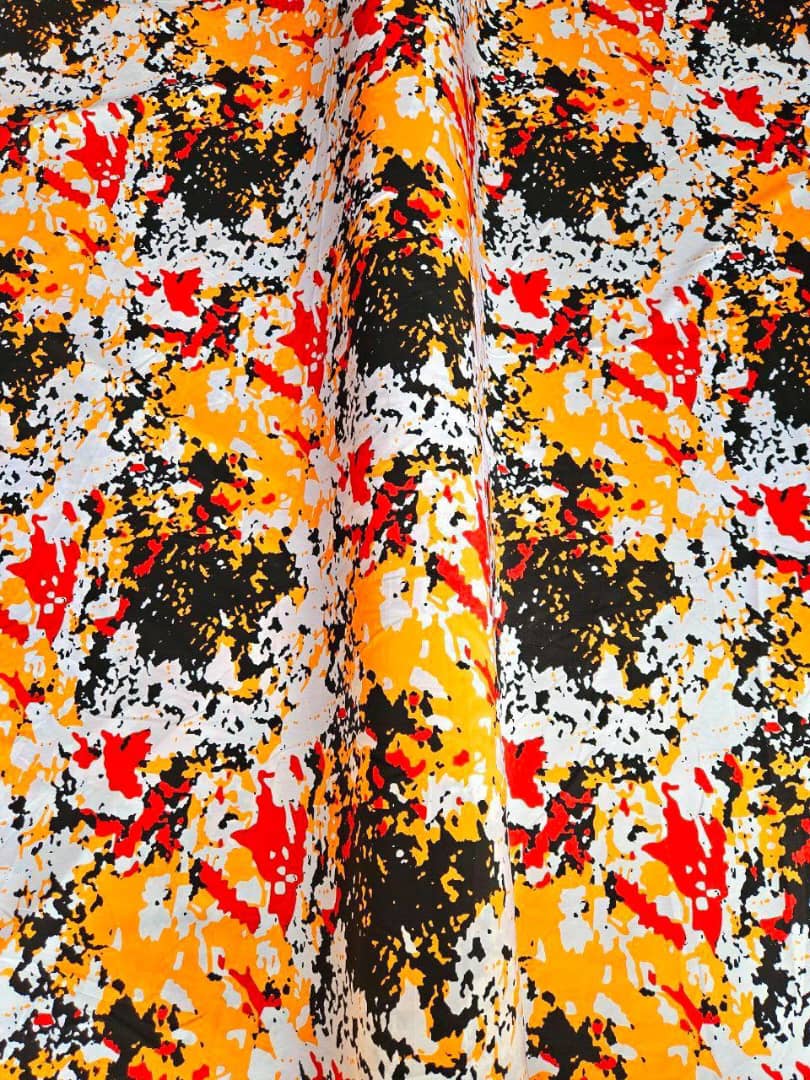Tissu crêpes pour robes de femmes 4 yards_8