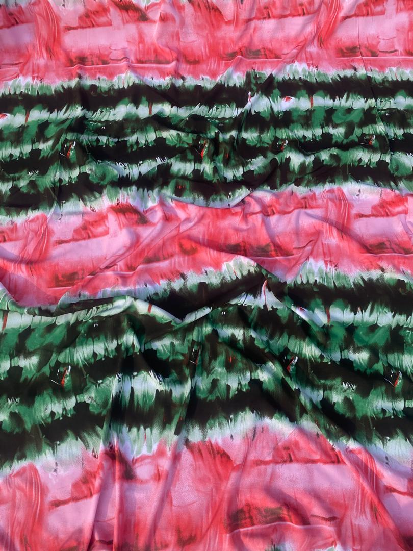 Tissu crêpes pour robes de femmes 4 yards_13