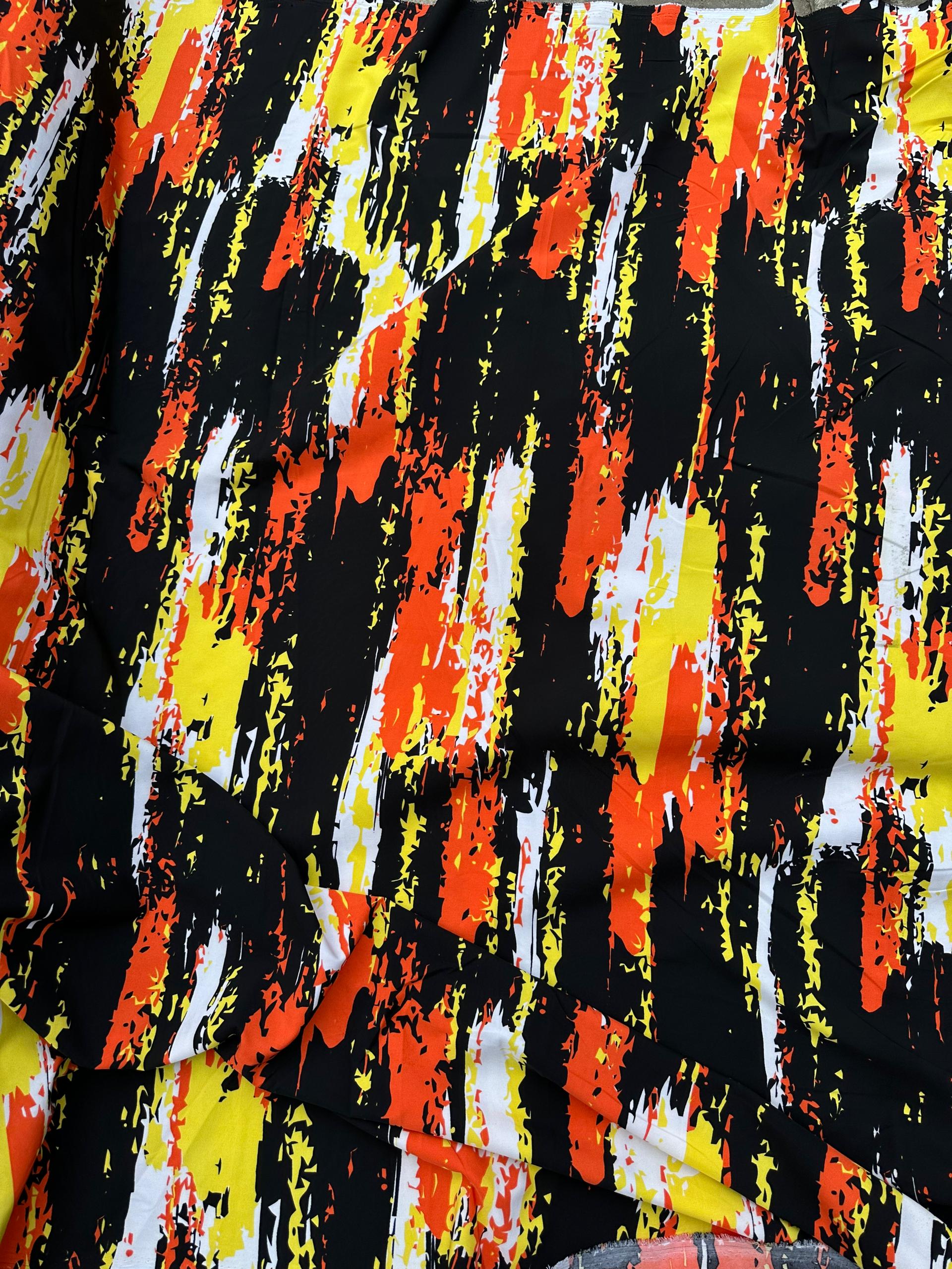 Tissu crêpes pour robes de femmes 4 yards_28