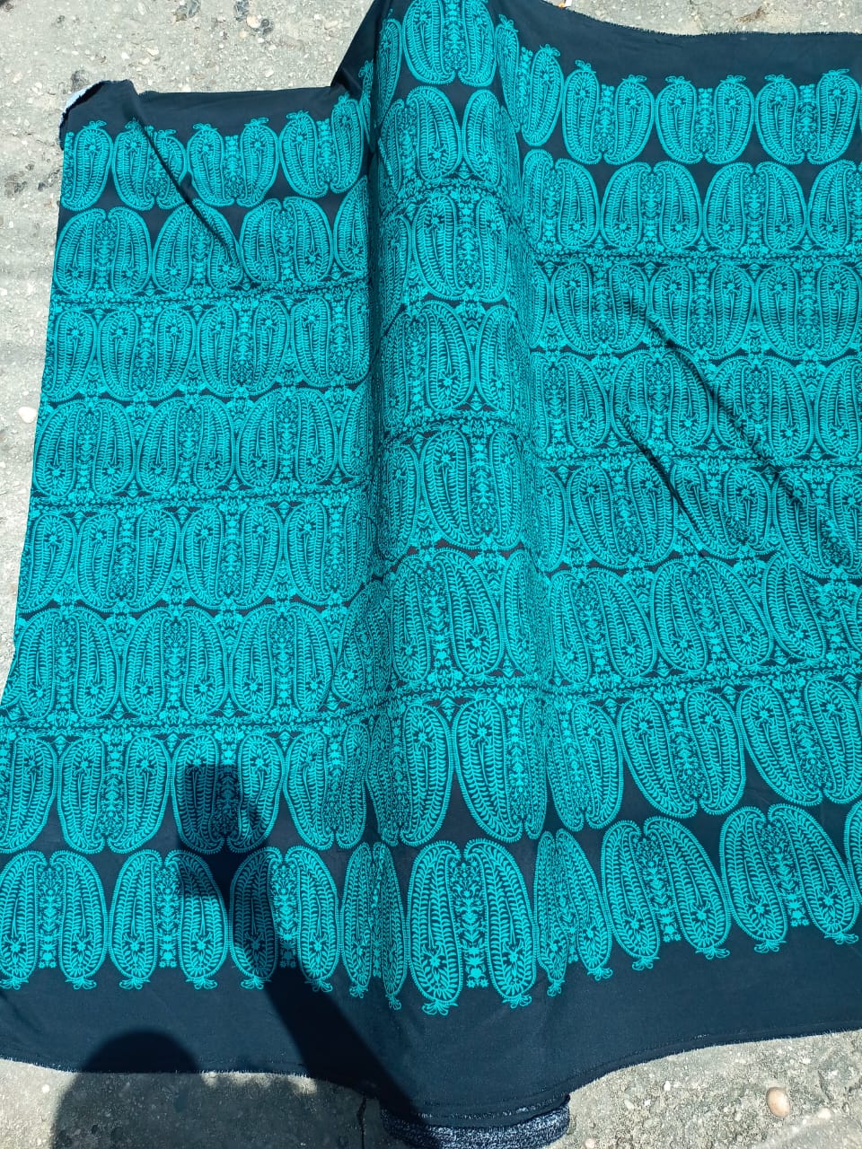 Tissu crêpes pour robes de femmes 4 yards_15