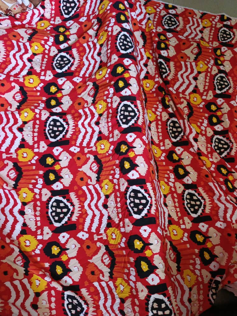 Tissu crêpes pour robes de femmes 4 yards_24
