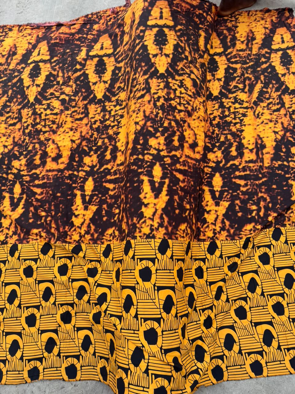 Tissu crêpes pour robes de femmes 4 yards_32