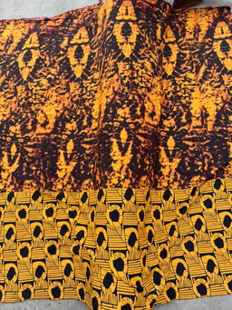 Tissu crêpes pour robes de femmes 4 yards
