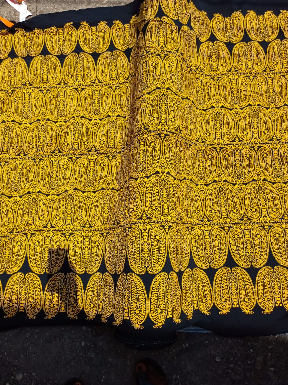 Tissu crêpes pour robes de femmes 4 yards_11