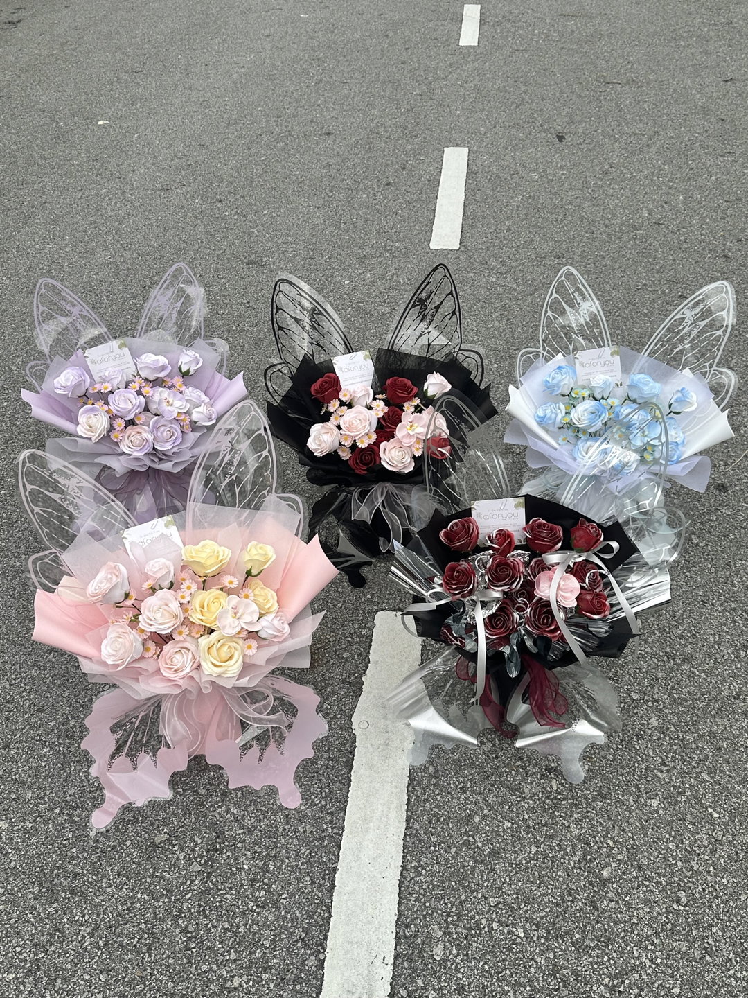 Colorfull Butterfly Bouquet
