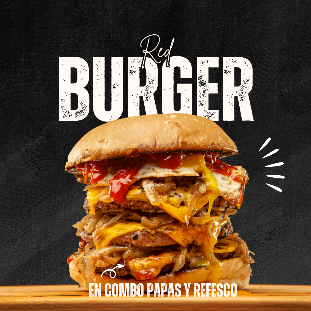 Burger and Red Combo