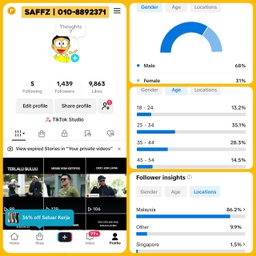 Acc TikTok 1K