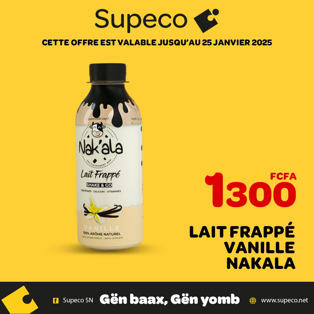 Lait Frappé Vanille Nakala