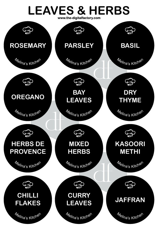 Home & Kitchen Labels 3cm Diameter (Choose any 6 Categories - 72pcs)_5