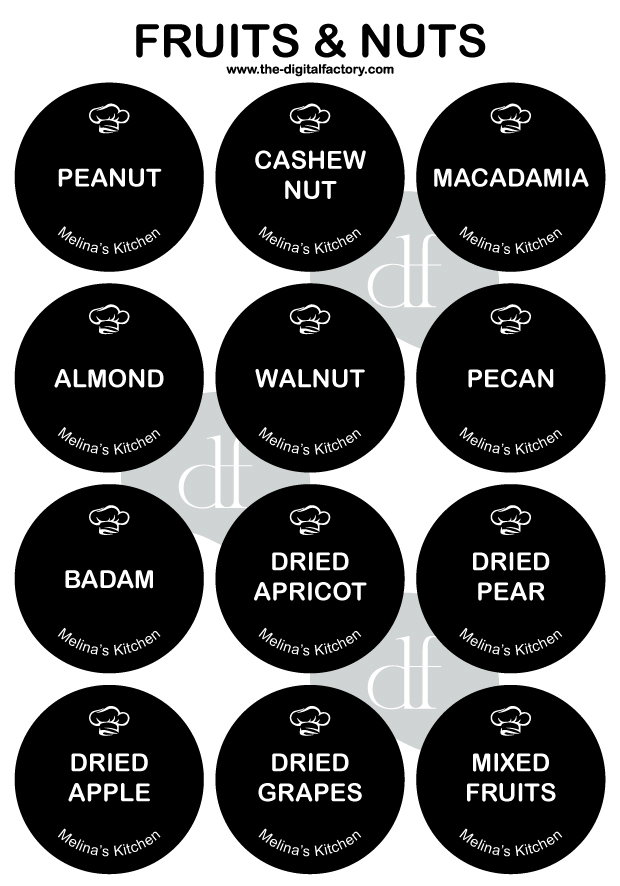 Home & Kitchen Labels 3cm Diameter (Choose any 6 Categories - 72pcs)_10