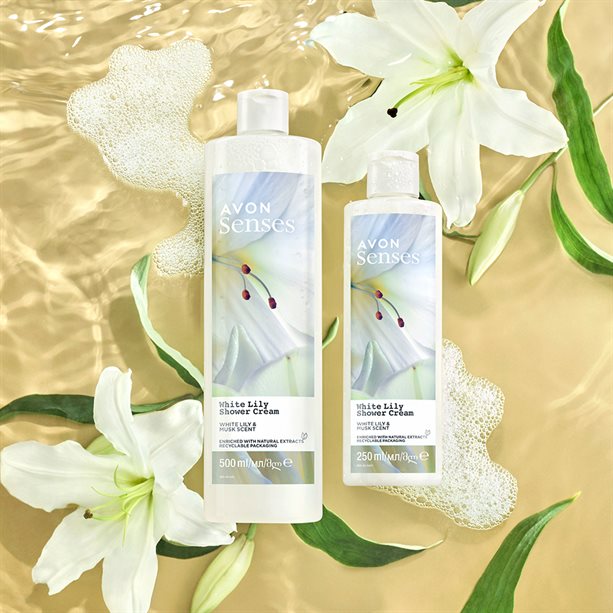 Senses White Lily Shower Crème 250ml_1