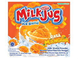 Milk Jus Ice blend kemasa. 1 renteng isi 10 Sashet 