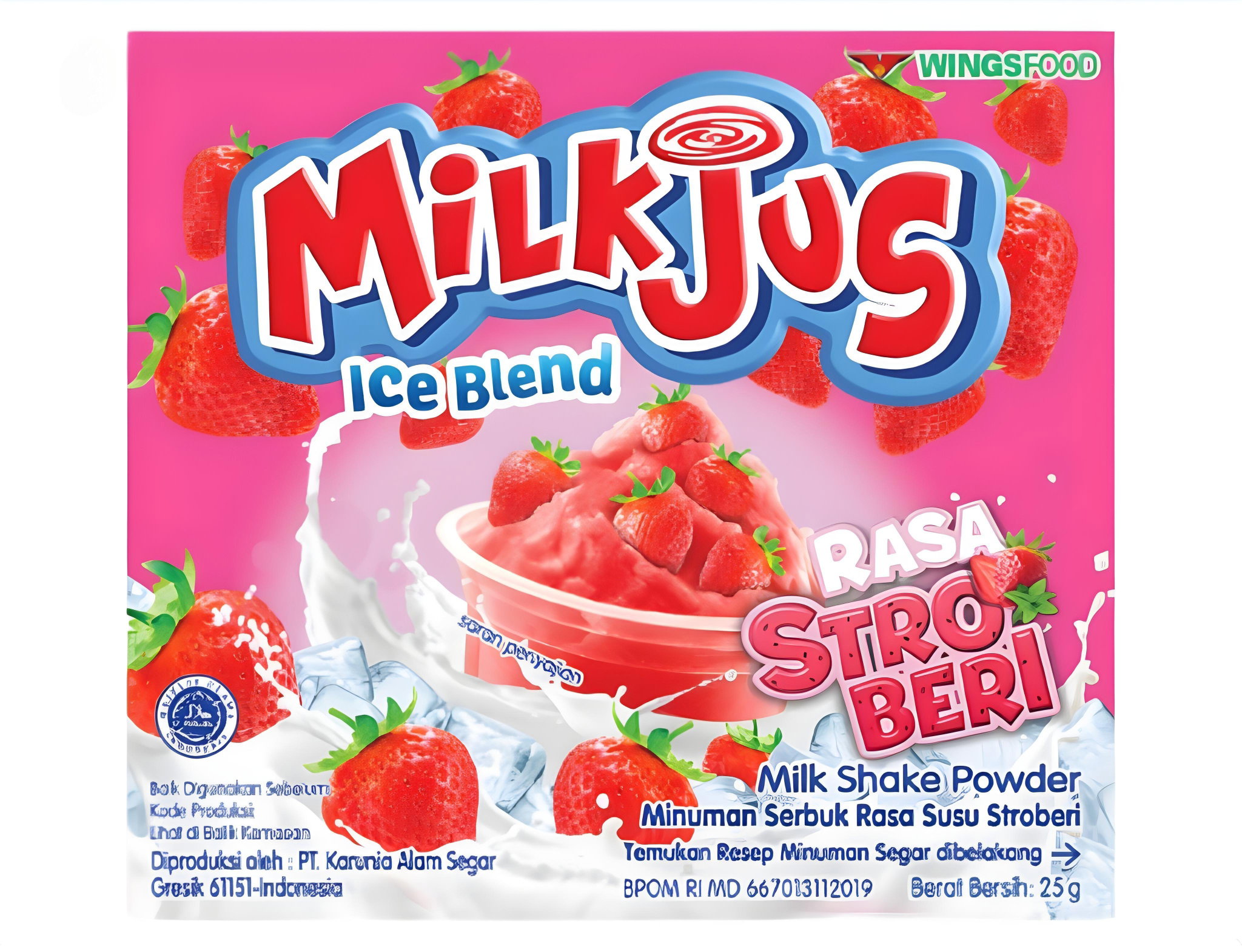Milk Jus Ice blend kemasa. 1 renteng isi 10 Sashet _0