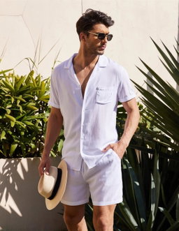 Ensemble chemise et short été fluide et confortable 