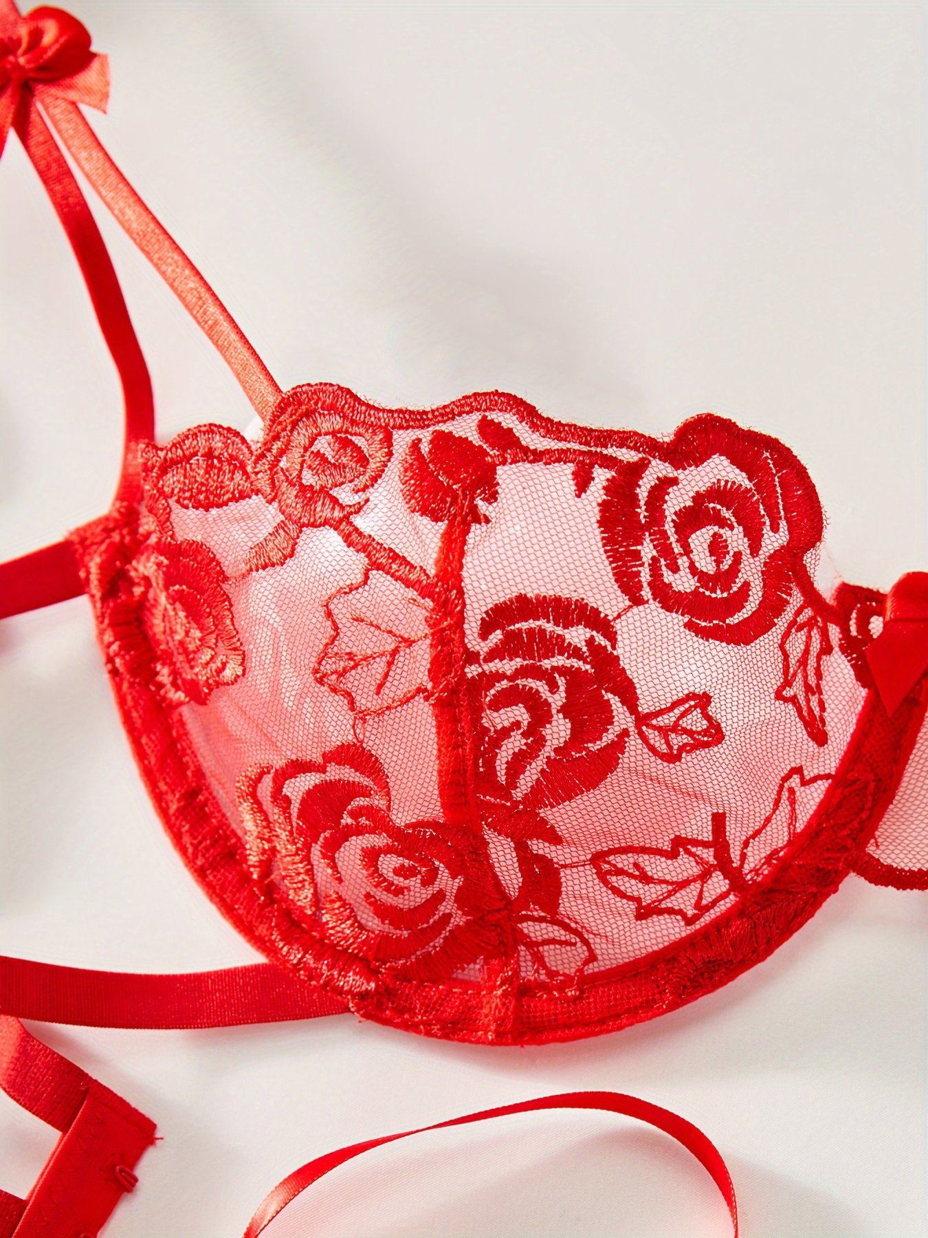 Lencería Sexy - Set Dos Piezas Roses_2