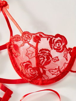 Lencería Sexy - Set Dos Piezas Roses