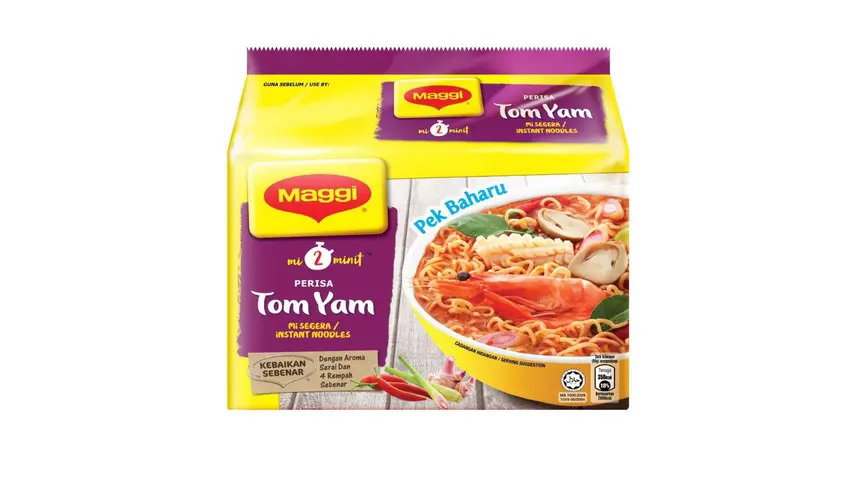 Maggi 2-Min Tom Yam Instant Noodles (5 x 80g)_0