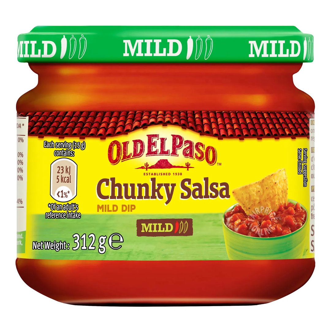 Old El Paso Chunky Salsa Dip Mild 312g
