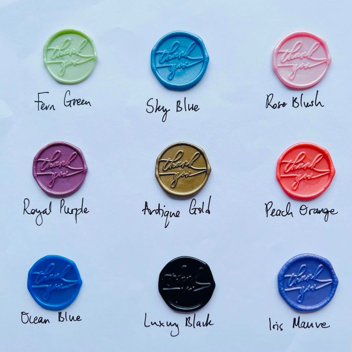 Wax seal stickers - Pack of 50_0