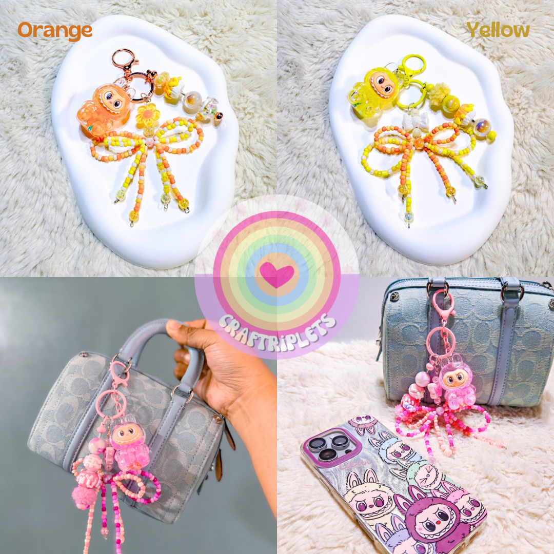 Ribbon Lafufu Phone Charm / Keychain_3