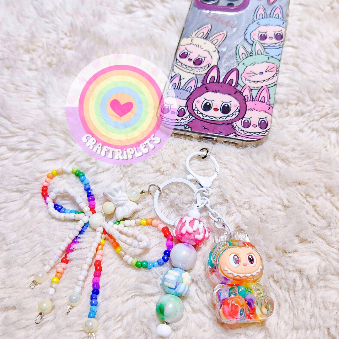 Ribbon Lafufu Phone Charm / Keychain_0