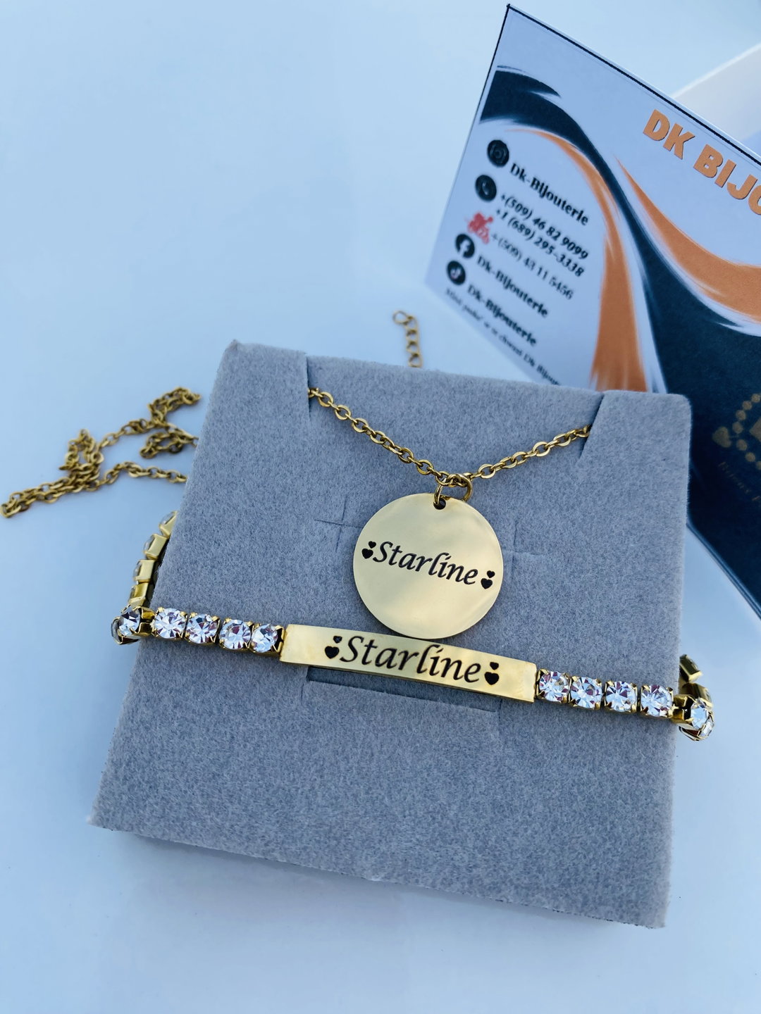 Collier + Bracelet pour Femme