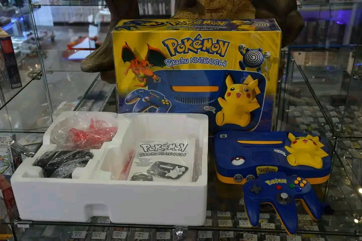 Pack Nintendo 64 Pokémon Pikachu + 03 Jeux 64 _2