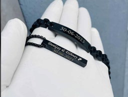 Collier+bracelet Homme