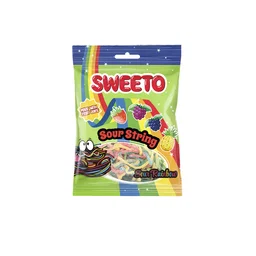 SWEETO SOUR STRING RAINBOW 80G