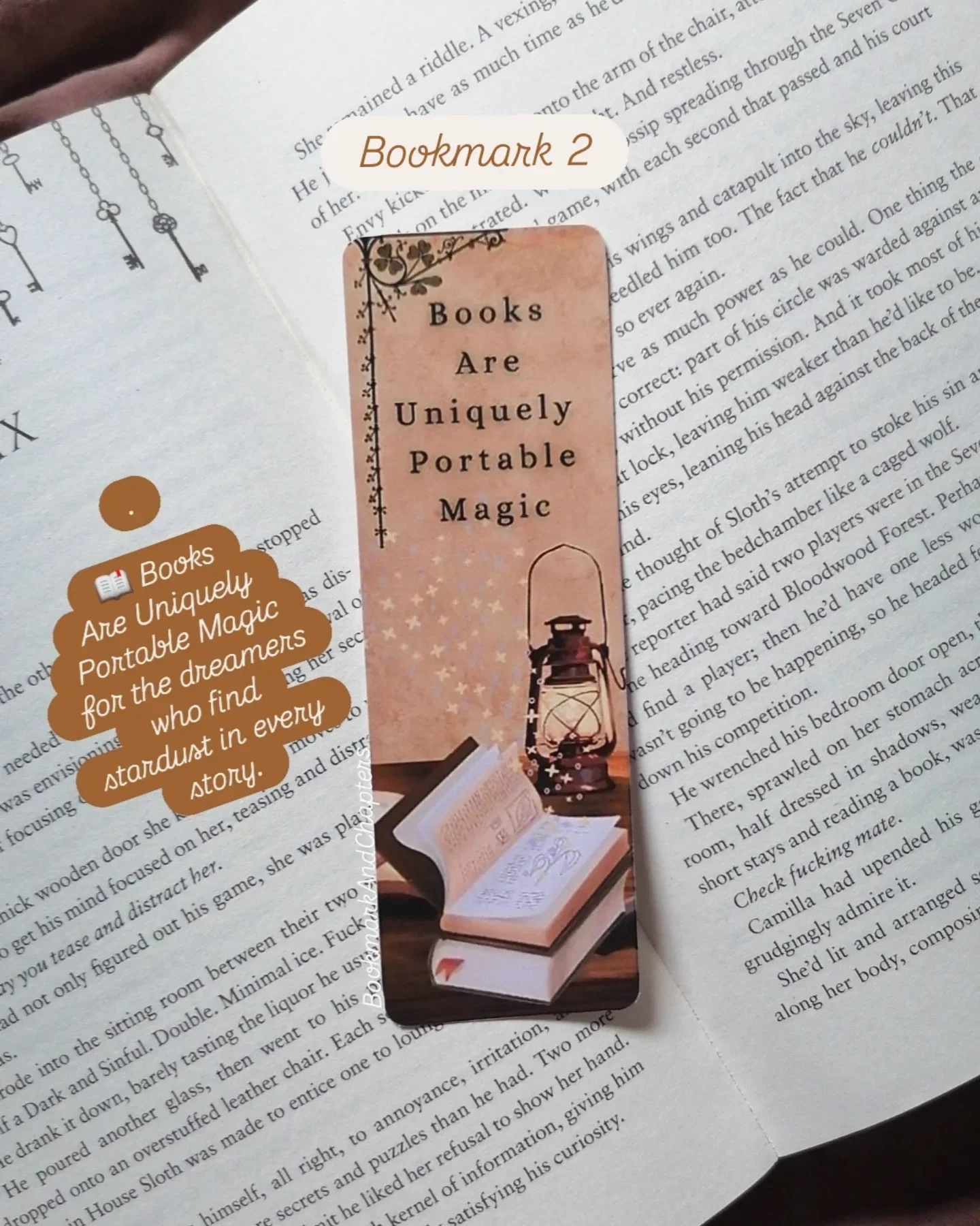 Dark Academia Theme Bookmark_2
