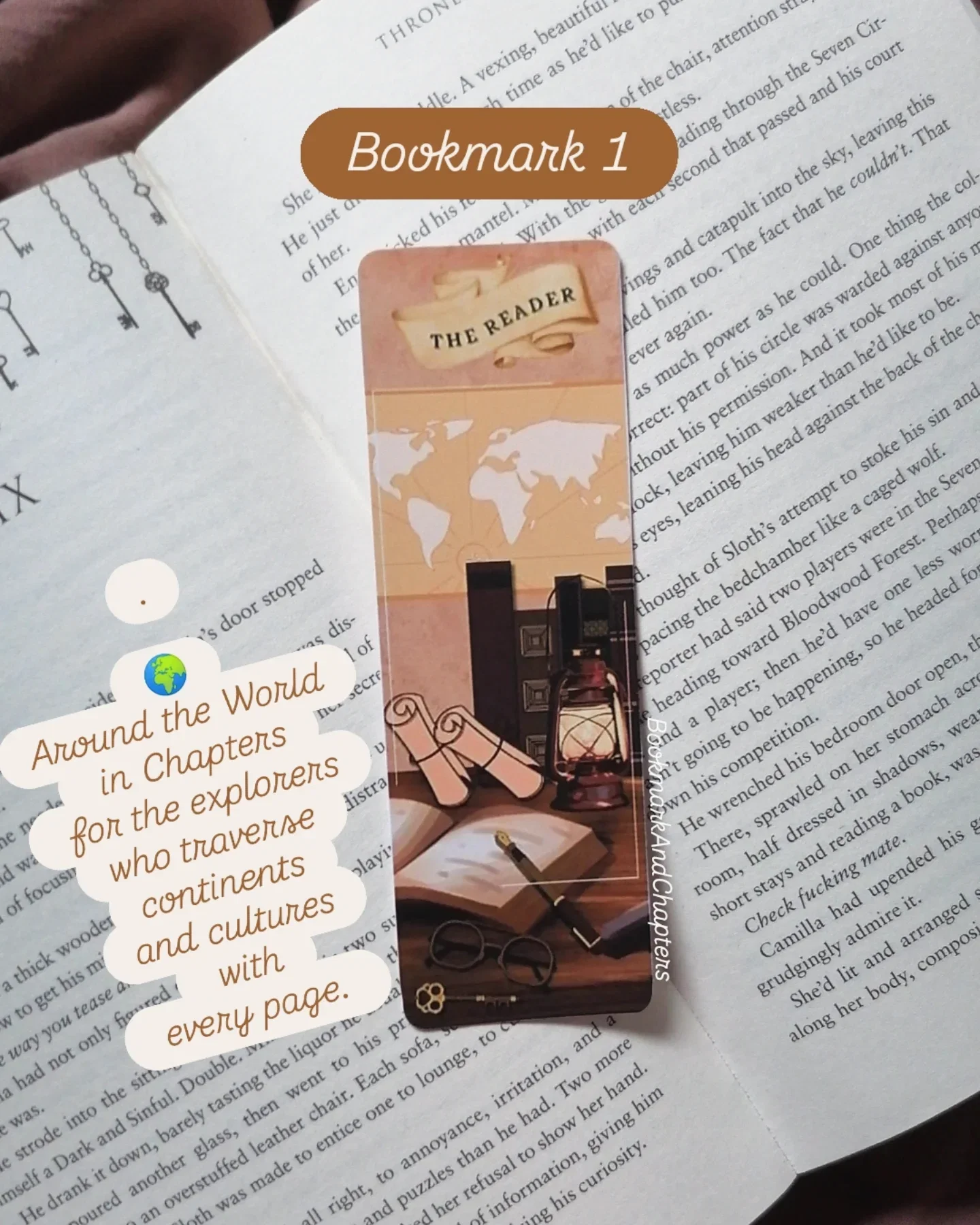 Dark Academia Theme Bookmark_1
