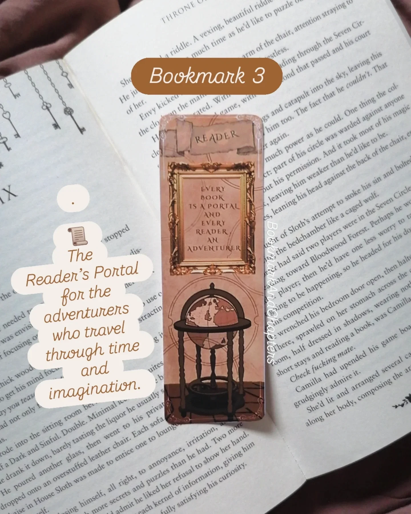 Dark Academia Theme Bookmark_3