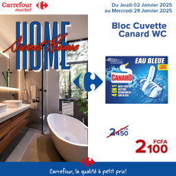 Bloc cuvette Canard WC